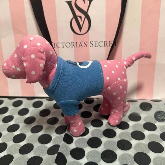 PINK Victoria’s Secret Mini Dog Plush - Picture 3 of 5